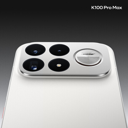 Das K100 Pro Max in „Golden White“.