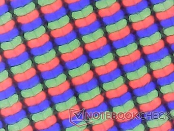 Scharfe Subpixel mit erstaunlich geringer Körnigkeit trotz der matten Überlagerung