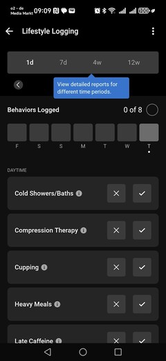 Die entsprechenden Variablen lassen sich anwählen