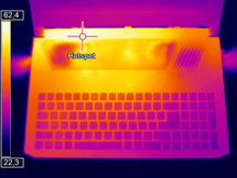 Volllast oben (Optris PI 640)