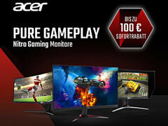 Deal: Acer gibt bis zu 100 Euro Rabatt für Nitro Gaming-Monitore.