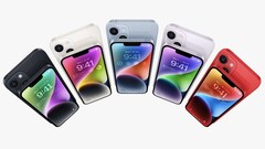 Das Apple iPhone 14 und iPhone 14 Plus ist ab nächster Woche in insgesamt fünf Farben erhältlich (Bild: Apple)