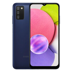 Das Galaxy A03s von vorne und hinten (Bild: Samsung India)