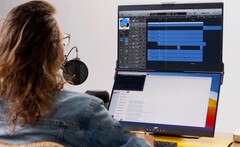 Der Geminos probiert einen neuen Formfaktor für Desktop-Monitore. (Bild: Mobile Pixels)