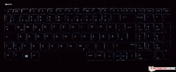Tastatur des HP ProBook 455 G7 (beleuchtet)