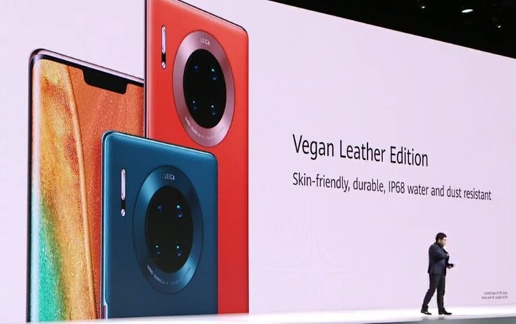 Ganz vegan: Das Mate 30 Pro in zwei speziellen Leder-Varianten.