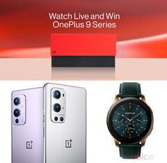 Heute ist OnePlus-Tag: Um 15.00 beginnt hierzulande der Launch-Livestream zu OnePlus 9 und OnePlus Watch, ein Gewinnspiel gibt es auch (Bild: OnePlus und Evan Blass)