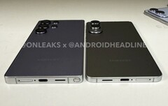 Das Samsung Galaxy S25 Edge ist fast 30 Prozent dünner als das Galaxy S25 Ultra. (Bildquelle: @OnLeaks / Android Headlines)