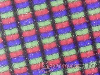 Körnige Subpixel trotz verspiegelter Displayschicht