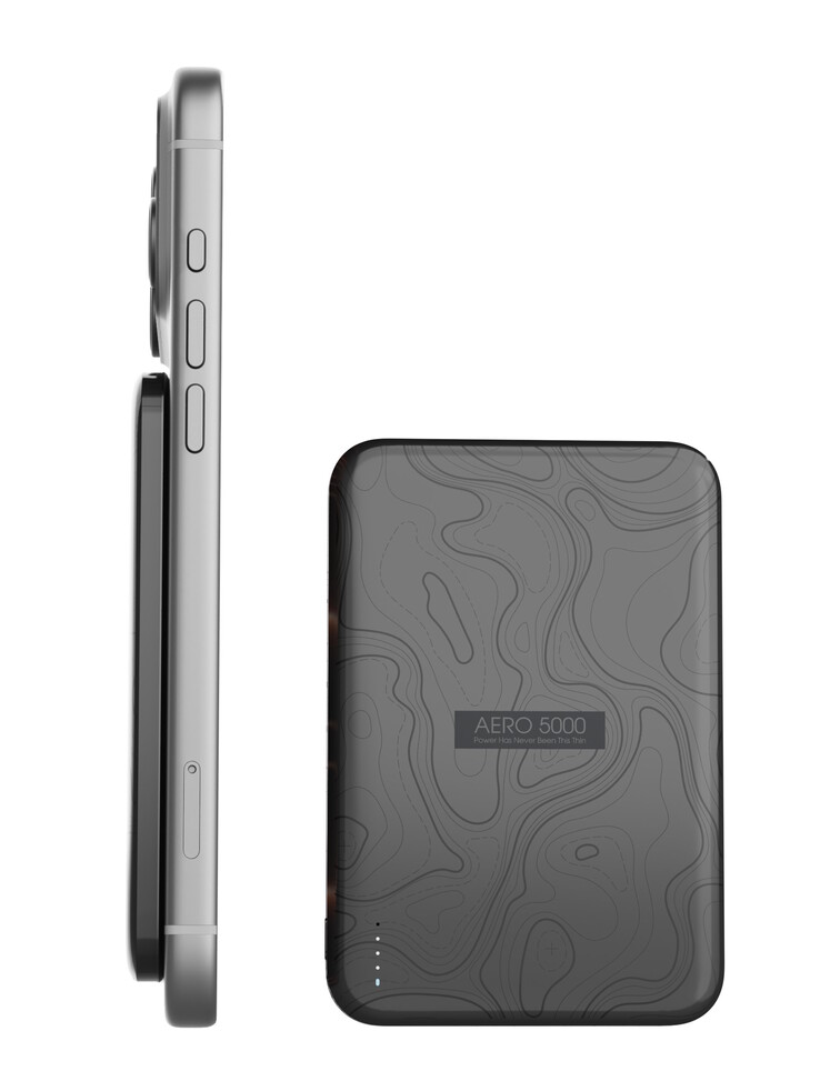 Die Tessan Aero 5000 Powerbank kann dank MagSafe passende Smartphones bequem aufladen