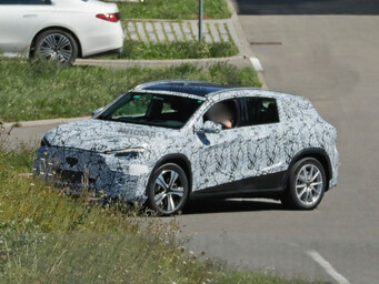 Mercedes GLA: Neuer Kompakt-SUV auf MMA-Plattform startet elektrisch 2026, hybrid ab 2027 (Bildquelle: Autocar)