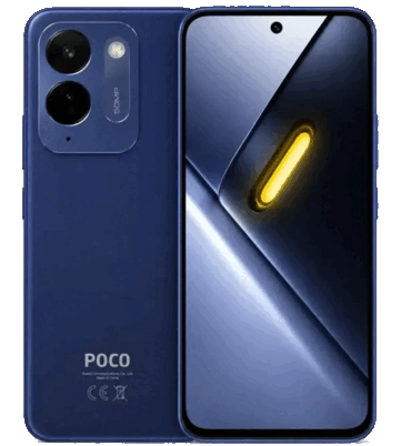 Poco C9 Pro in Blau.