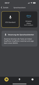 Spachassistenten: iOS/iPadOS