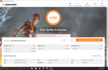 Fire Strike Extreme (übertaktet)