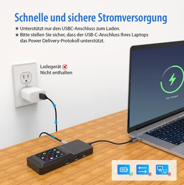 USB PD wird unterstützt (Bildquelle: Pearl, Xystec)