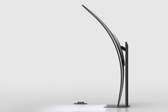 Der gekrümmte Odyssey Ark Gaming-Monitor kann auch im Hochformat verwendet werden. (Bild: Samsung)