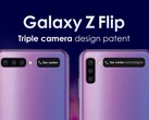 Das Samsung Galaxy Flip 2 könnte entweder mit vertikaler oder horizontaler Triple-Cam bestückt werden.