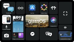 Unter der Bezeichnung glassOS hat der Designer Jordan Singer ein Konzept für die Benutzeroberfläche der Apple Glasses entwickelt. (Bild: Jordan Singer)