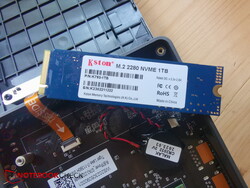 Ausgebaute M.2-SSD von "Kston"