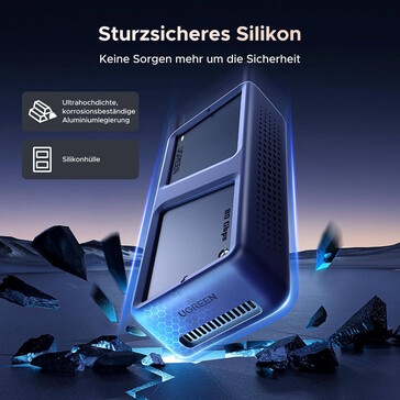 Stürze soll das System zumindest in Grenzen verkraften können (Bildquelle: Ugreen)