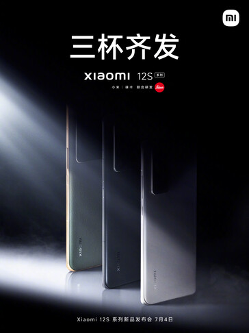 Xiaomi 12S: Drei neue Versionen (Bild: Xiaomi)