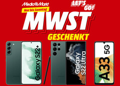 Preiskracher: Samsung Galaxy S22 Plus und A33 günstig wie nie, Galaxy S22 Ultra für unter 900 Euro.