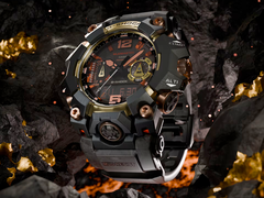 Die Farbpalette der neuen Casio Mudmaster ist von fließender Lava und erkaltetem Gestein inspiriert