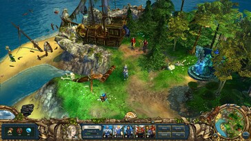 Im Bild: Ein Gameplay-Screenshot aus King’s Bounty: Crossworlds.