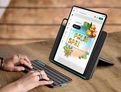 Das Logitech Flip Folio setzt auf eine abnehmbare Bluetooth-Tastatur für ergonomischeres Tippen. (Bildquelle: Logitech)