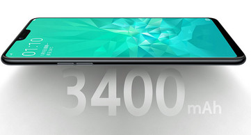 Der 3.400 mAh Akku sorgt für reichlich Ausdauer