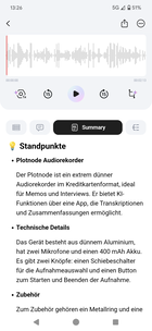 Meist korrekte Zusammenfassungen