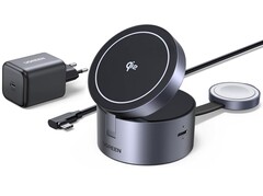Das Ugreen MagFlow 3-in-1 MagSafe kompatible Ladegerät startet mit 15 Euro Rabatt. (Bildquelle: Amazon)