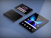 Samsung hat offenbar ein Galaxy Z Fold entwickelt, das horizontal statt vertikal gefaltet wird. (Bild: LetsGoDigital)