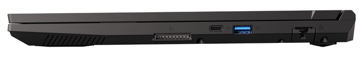 rechte Seite: Kartenleser, USB-C 3.2 Gen2, USB-A 3.0, RJ45-LAN