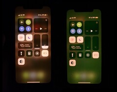 Eindeutig zu grün: Manche iPhone-User mit OLED-Display beschweren sich über ein kurzfristig grünstichiges Display.