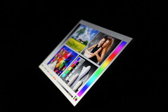 Die Blickwinkel sind wie für IPS-Displays üblich sehr gut aber nicht auf Niveau eines OLED-Panels