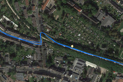 GPS BQ Aquaris V – gerader Weg