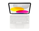 Das Magic Keyboard Folio erweitert das Apple iPad der zehnten Generation um eine Tastatur, ein Trackpad und einen Kickstand. (Bild: Apple)