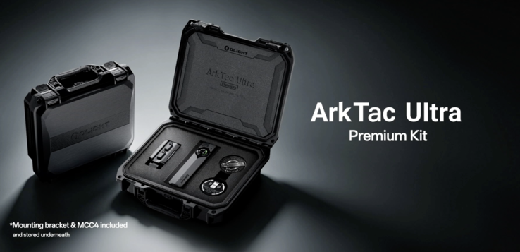 Das ArkPro Ultra Set mitsamt dem MCC4 Ladekabel