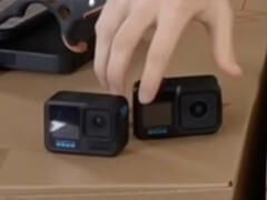 Ein angeblicher Blick auf die Hero 14 Black neben ihrem Vorgänger, von rechts nach links.