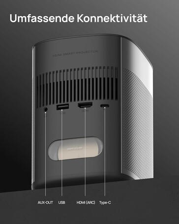 HDMI und USB sind vorhanden (Bildquelle: Xgimi)