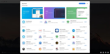 App Store: Als Docker-Container mit 1 Klick installiert