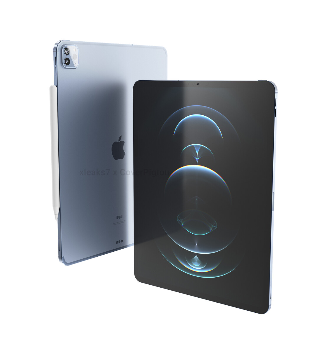 Apple iPad Pro 2021: 360 Grad Rendervideo und Bilder der ...