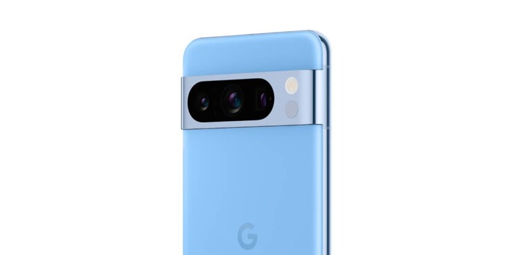 Der Leaker Evan Blass lieferte ein offizielles Renderbild zum Google Pixel 8 Pro in Sky Blue.