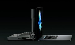 Das MacBook Pro ist in 30 Jahren deutlich dünner und leichter geworden, das Display wurde stetig größer. (Bild: Apple)
