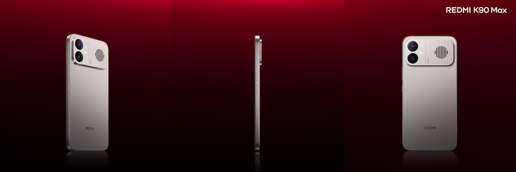 Rückseite und Seitendesign des Redmi K90 Max