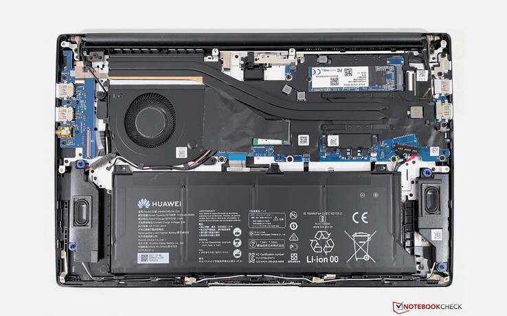 Die SSD kann aufgerüstet werden, nicht aber der Arbeitsspeicher. (Bild: Notebookcheck)