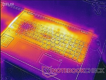 Abluftgitter auf der linken Seite des Laptops