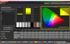 Mit CalMAN ColorChecker kalibriert