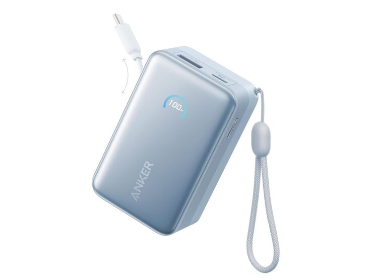 Die Anker Nano Powerbank in Blau